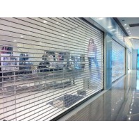 Roller Door for Shopping Mall, Polycarbonate crystal Roller Shutter Door